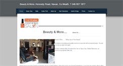 Desktop Screenshot of beautyandmorespa.com
